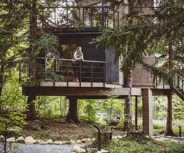 Nyaraló Treehouse - Magiczne Na Drzewie W Karpaczu - Wyjatkowy Blisko Natury *